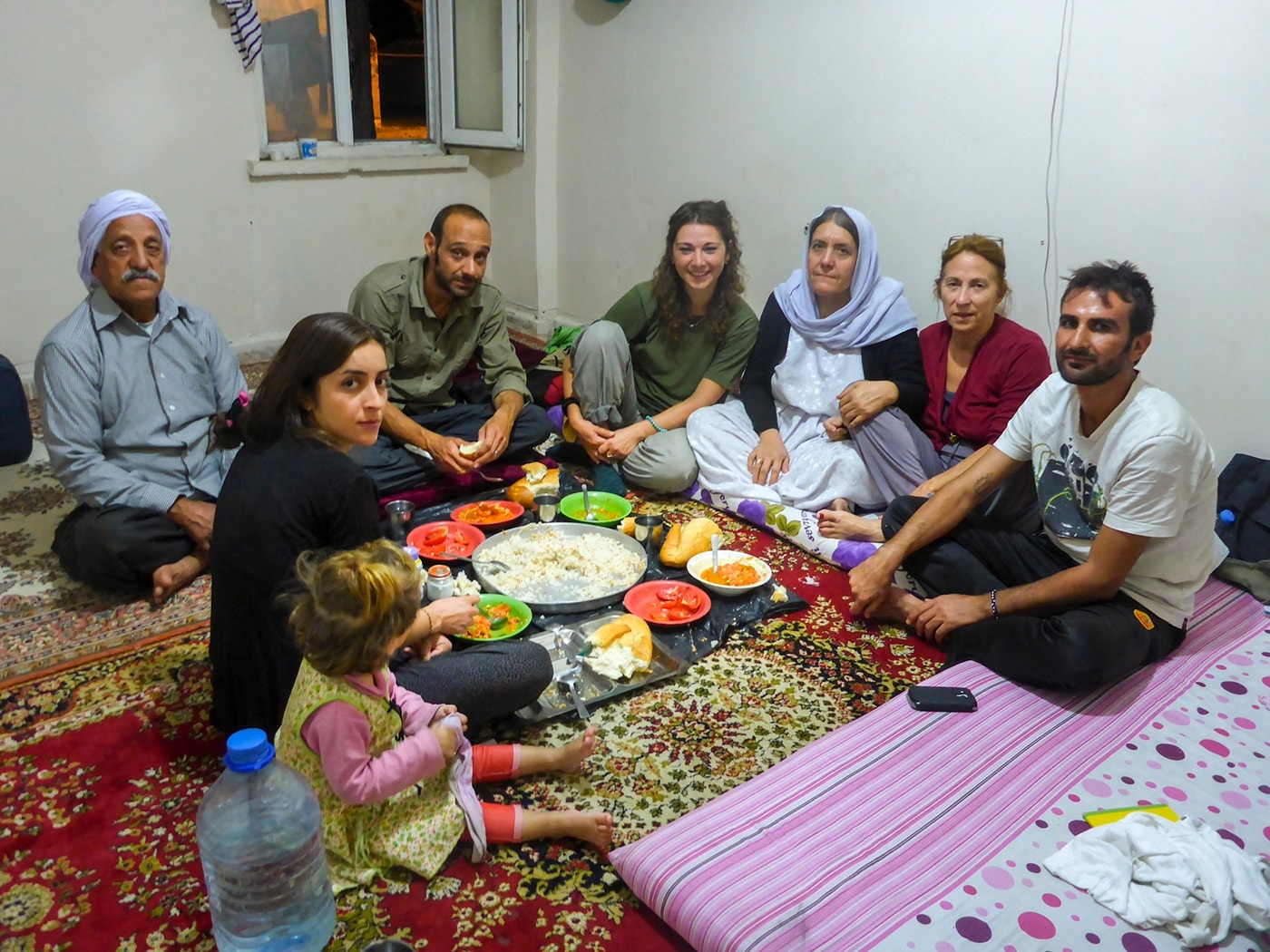 Yazidi campo profughi cena