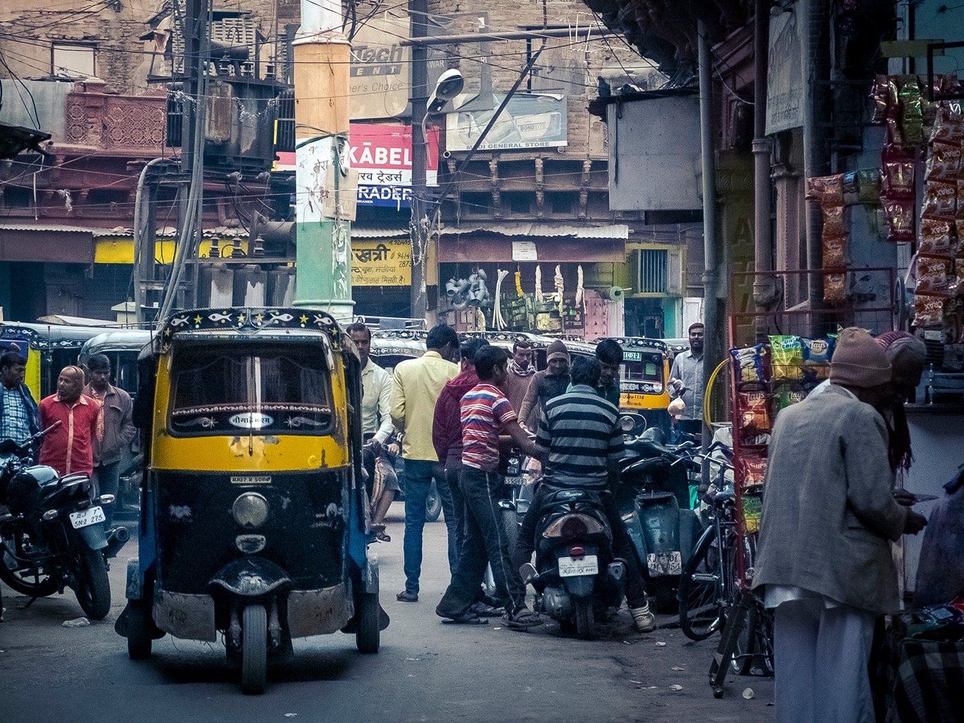 india in moto traffico