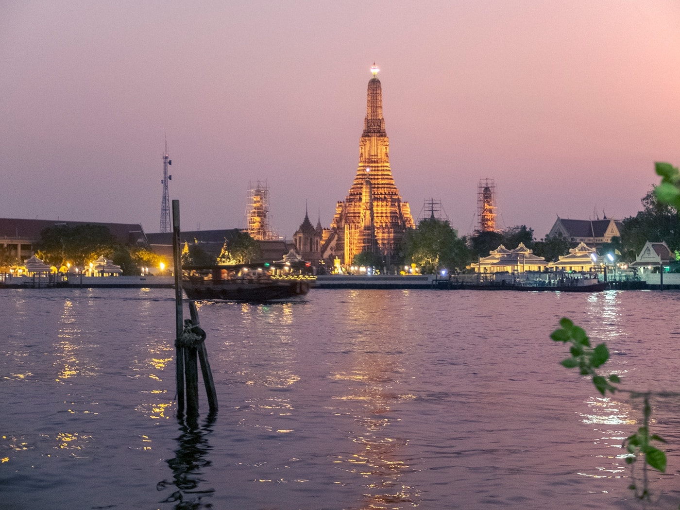 thailandia in moto bangkok fiume